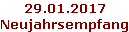 29.01.2017 Neujahrsempfang