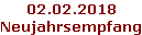 02.02.2018 Neujahrsempfang