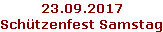 23.09.2017 Schützenfest Samstag