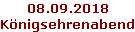 08.09.2018 Königsehrenabend