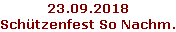 23.09.2018 Schützenfest So Nachm.