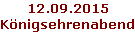 12.09.2015 Königsehrenabend