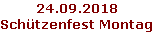 24.09.2018 Schützenfest Montag