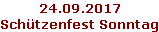 24.09.2017 Schützenfest Sonntag