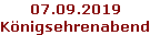 07.09.2019 Königsehrenabend
