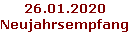 26.01.2020 Neujahrsempfang