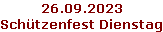 26.09.2023 Schützenfest Dienstag