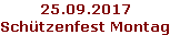 25.09.2017 Schützenfest Montag